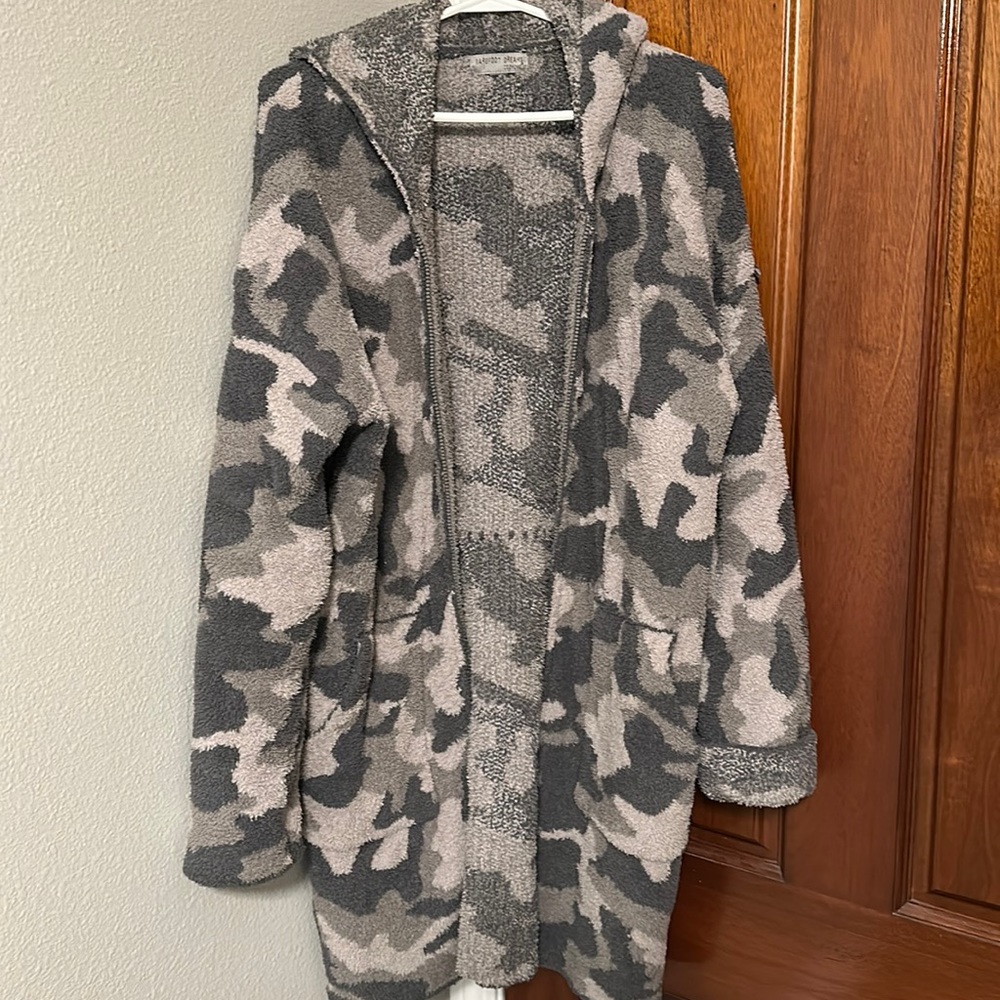 Barefoot Dreams Camo Long Jacket